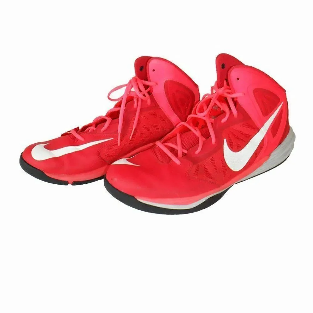 Nike Prime Hype DF red sneakers basketball shoes